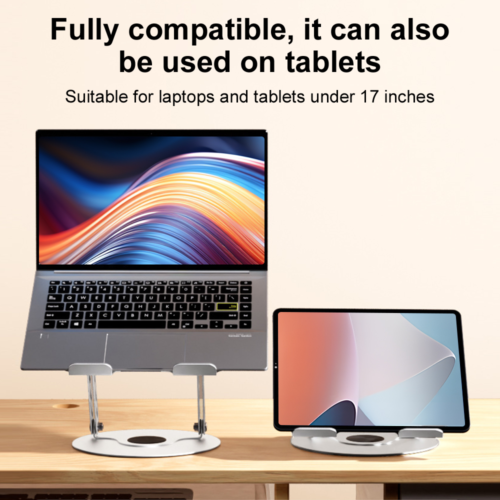 360 °   回転ラップトップスタンド調節可能な折りたたみ - Gaming Desk With Hutch のレビューと価格