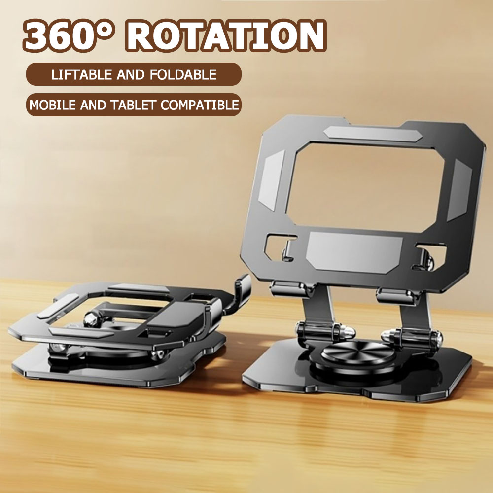 360度回転タブレット電話スタンド調節可能なデスクホルダー折 - Gaming Desk With Hutch のレビューと価格
